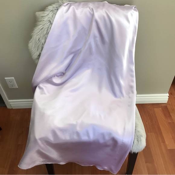 💕HOST PICK💕ALAGO | Lilac Purple Satin A-Line Maxi Formal Occasion Skirt Sz 10 - Picture 7 of 17